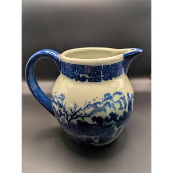 Other - Vintage Victoria Ware Ironstone Flow Blue Pitcher